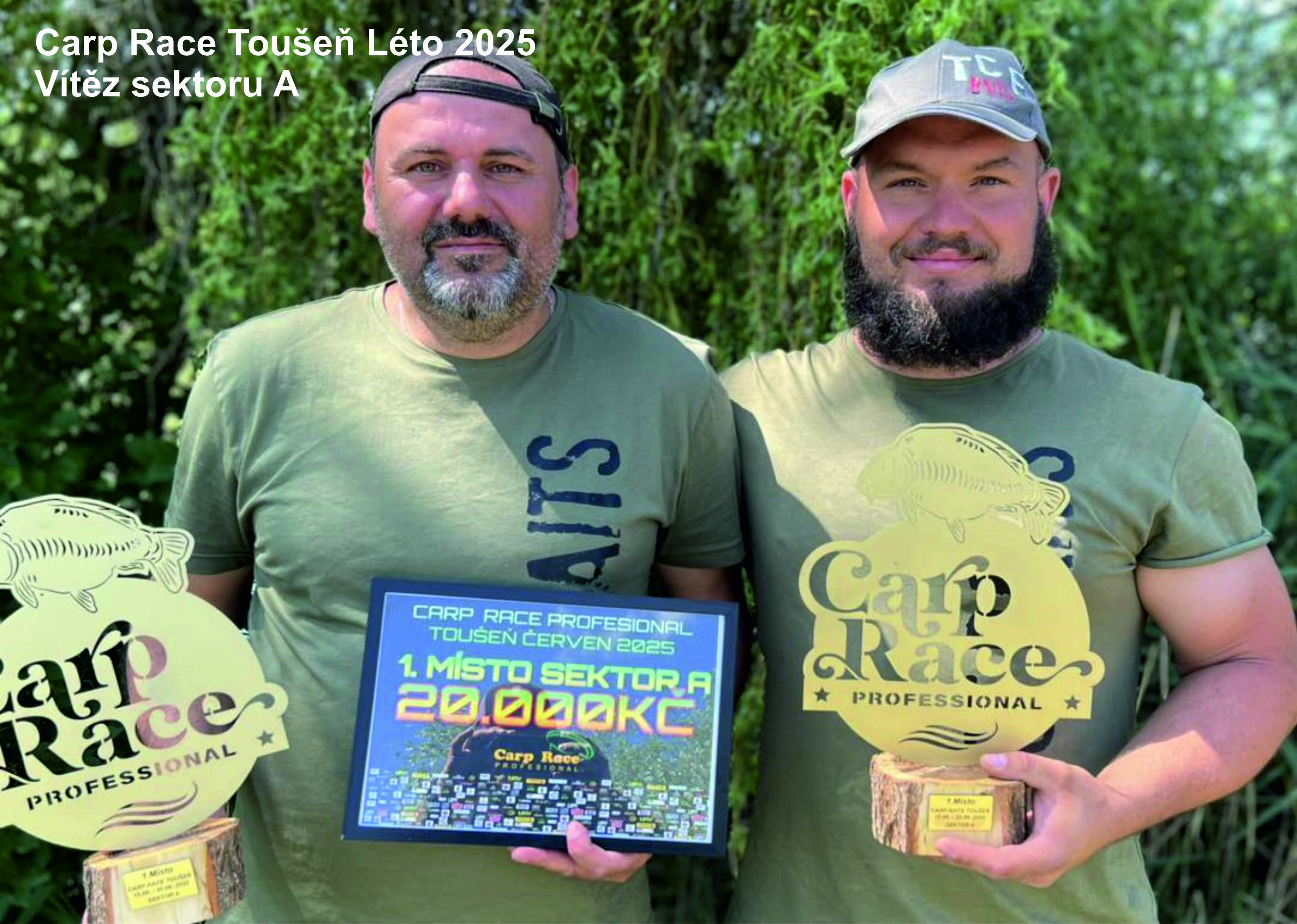 Carp Race Toušeň Léto 2025  Vítěz sektoru A